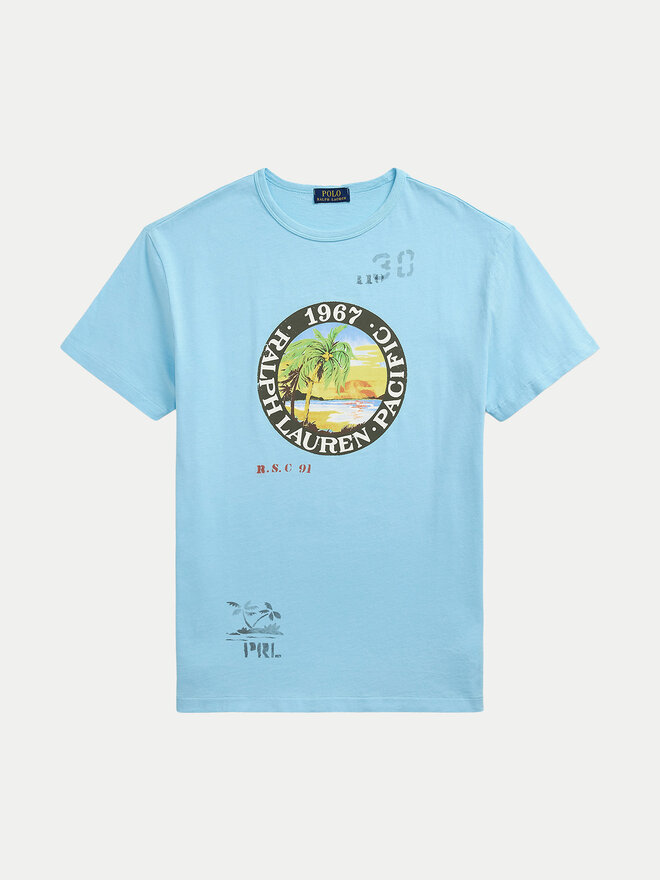 Polo Ralph Lauren Polo Ralph Lauren T-Shirt 710958253001 Γαλάζιο Classic Fit
