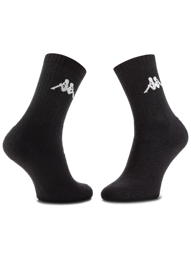 Kappa Unisex ilgų kojinių komplektas (3 poros) Kappa 704304 Juoda