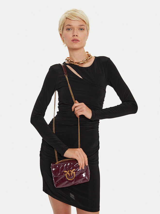 PINKO Rankinė PINKO Love Puff Baby Cl AI 24-25 PLTT 100040 A1UP Vyšninė