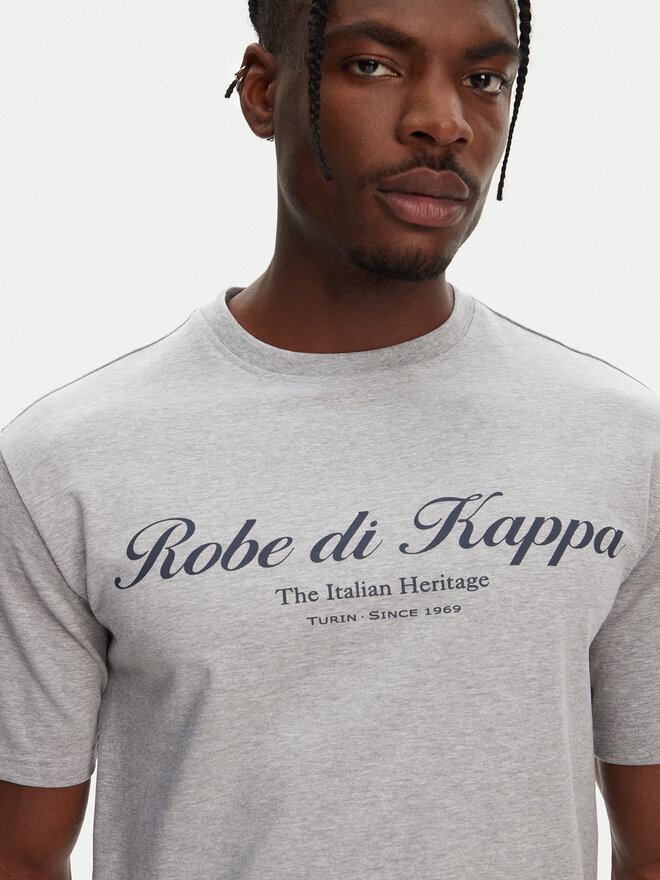 Robe di Kappa Robe di Kappa Camiseta Robe Giovani Tozeur 61151CW Gris Regular Fit