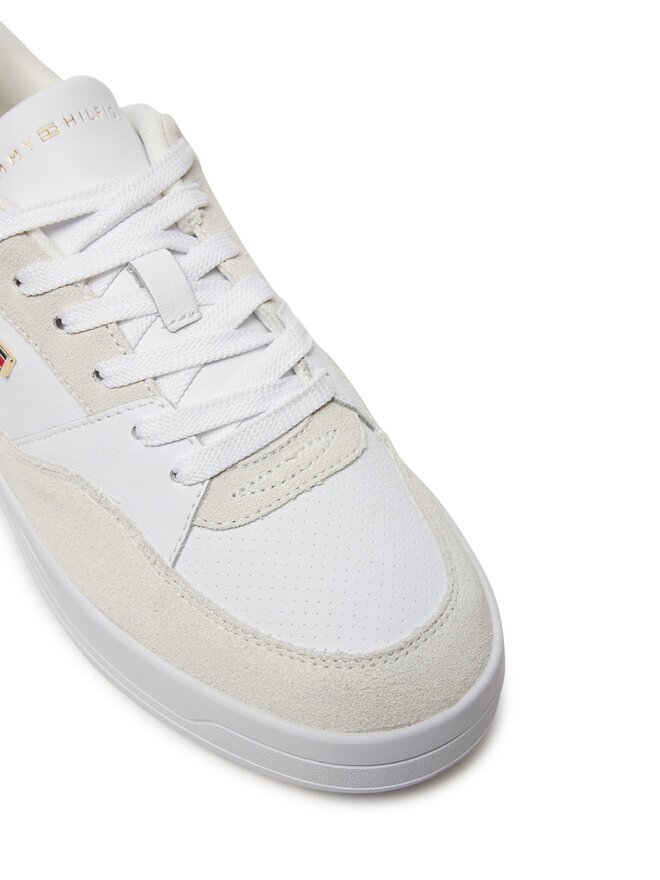 Tommy Hilfiger Sneakersy Tommy Hilfiger Essent Basket FW0FW08615 Biały