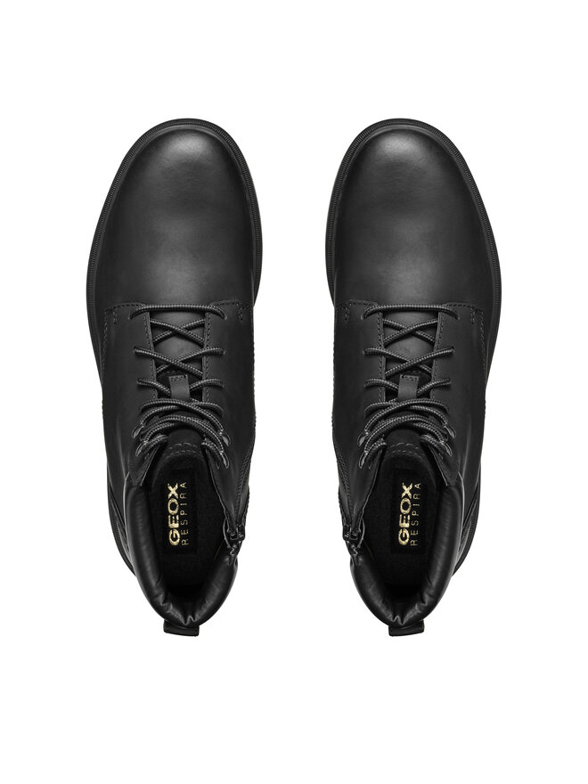 Geox Schnürstiefeletten Geox U Andalo U46DDC 000FF C9999 Schwarz