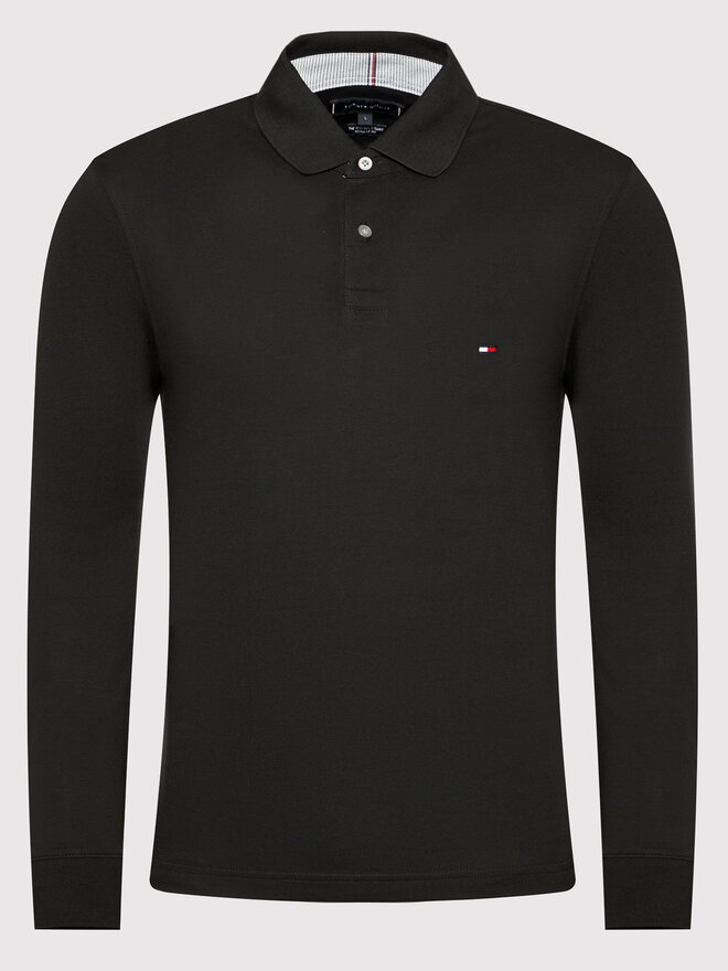 Tommy Hilfiger Tommy Hilfiger Poloshirt 1985 MW0MW20183 Schwarz Regular Fit