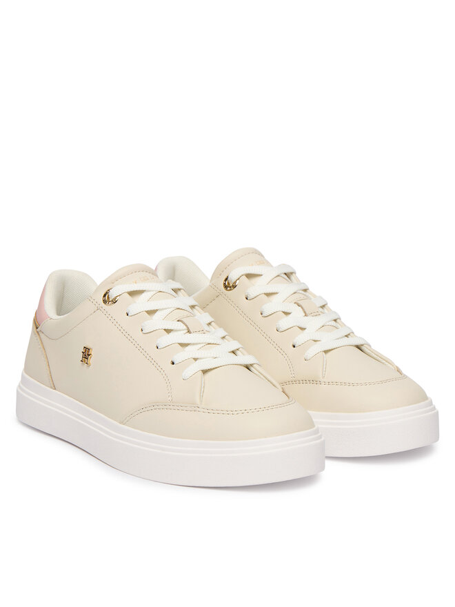 Tommy Hilfiger Sneakers Tommy Hilfiger Th Chic Cupsole FW0FW09106 Écru