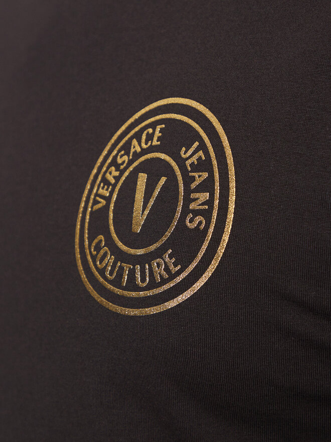 Versace Jeans Couture Versace Jeans Couture T-Shirt 78GAHT00 Schwarz Regular Fit