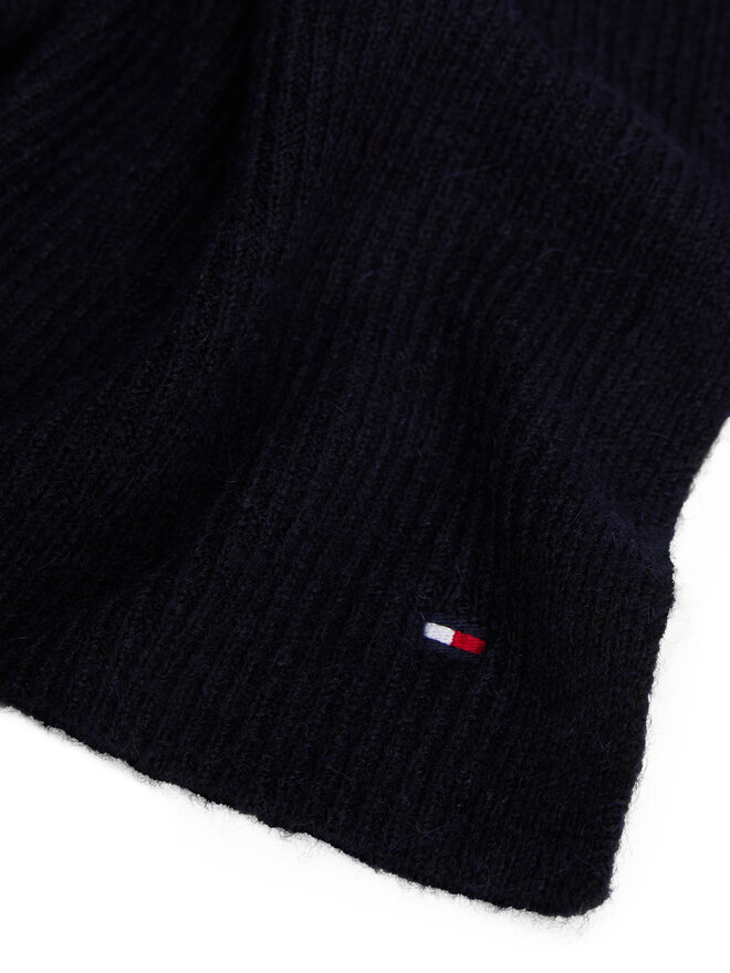 Tommy Hilfiger Sciarpa Tommy Hilfiger Flag Fluffy AW0AW17787 Blu scuro