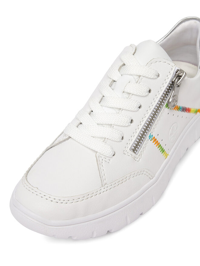 Rieker Sneakersy Rieker N1313-80 Biały