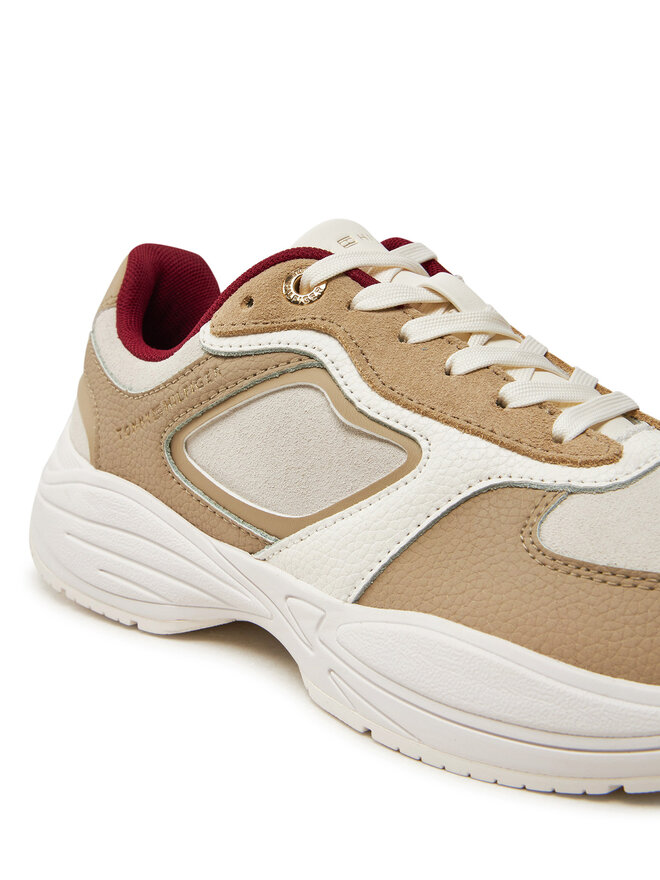Tommy Hilfiger Сникърси Tommy Hilfiger Chunky Runner FW0FW08130 Бежов