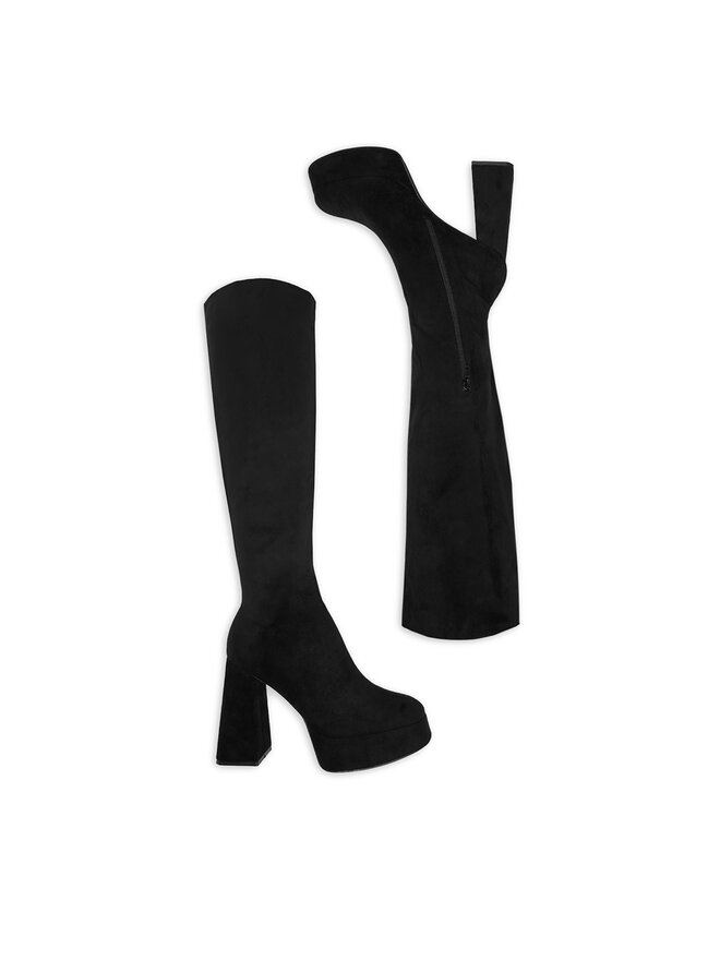 DeeZee Kozačky DeeZee CL221013H Černá