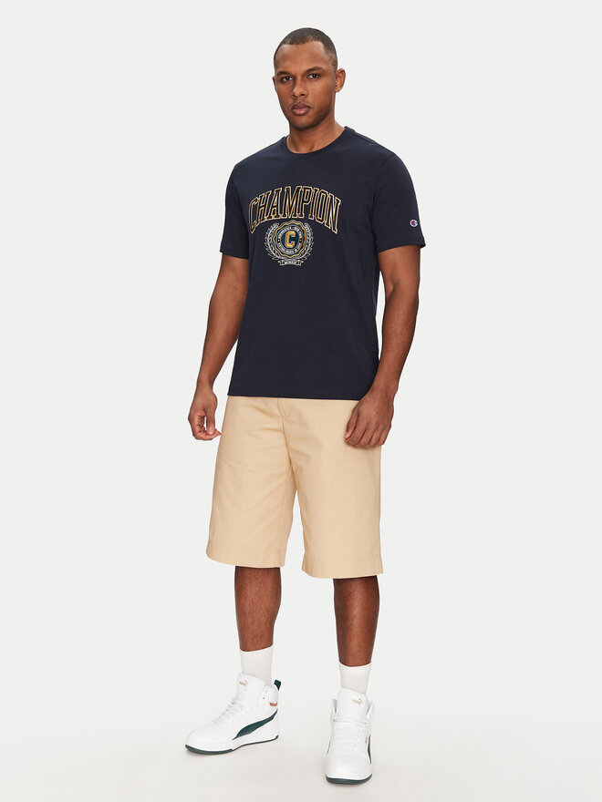 Champion Champion T-Shirt 221174 Σκούρο μπλε Regular Fit