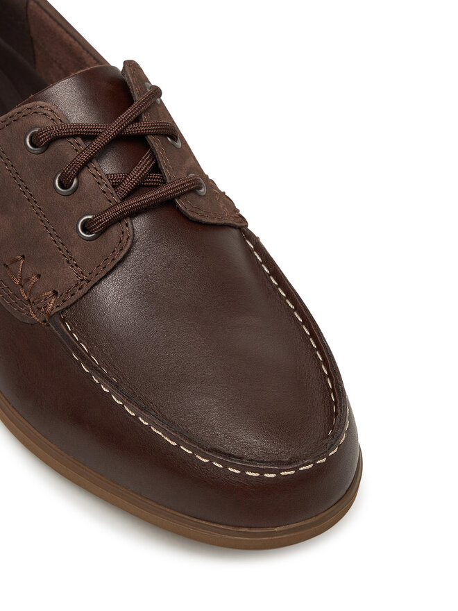 Clarks Mokasíny Clarks Bratton Boat 26181271 Hnědá