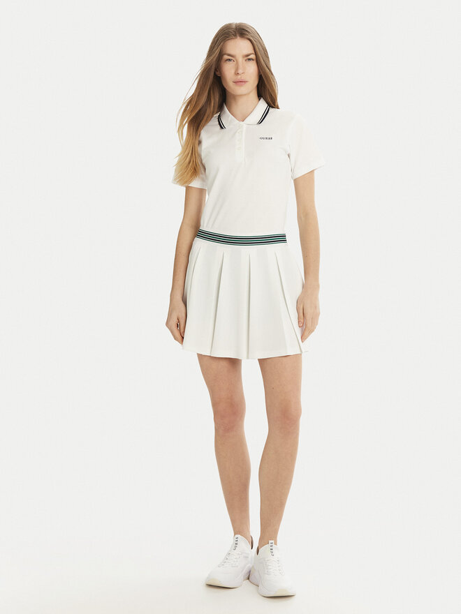 Guess Guess Polo marškinėliai V5GP06 KCOK1 Balta Regular Fit