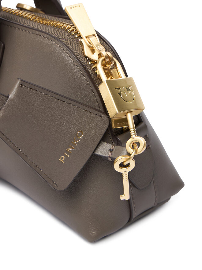 PINKO Torebka PINKO Bowling Bag Baguette AI 25-26 PLTT 105334 A0QO Szary