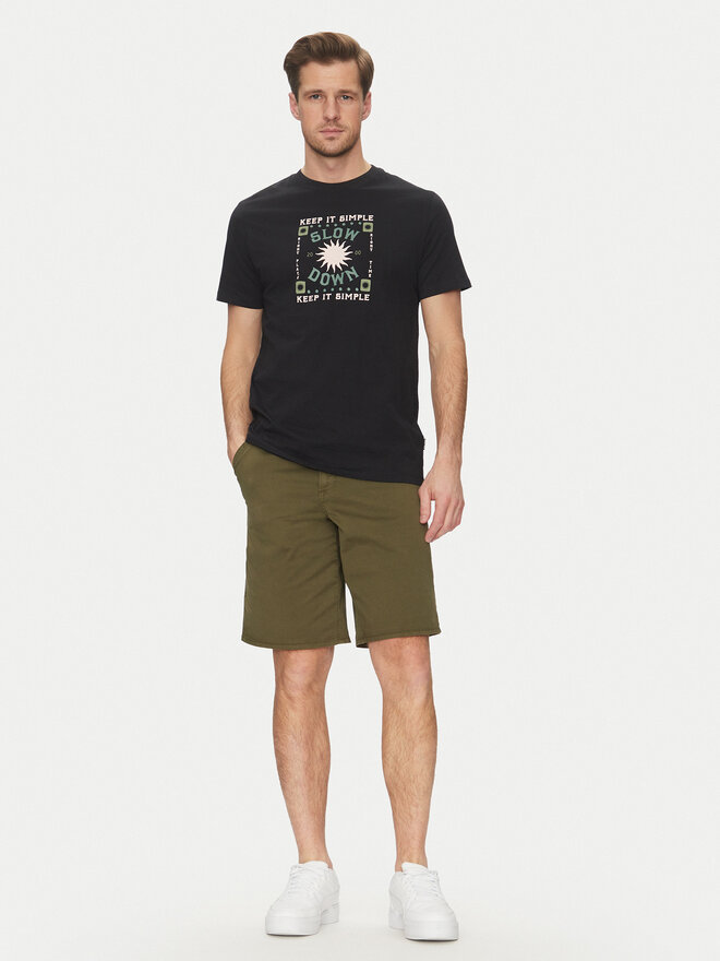 Blend Blend Camiseta 20718311 Negro Regular Fit