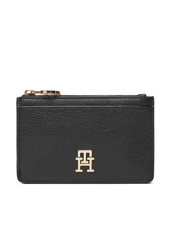 Tommy Hilfiger Bankkártya tartó Tommy Hilfiger Th Distinct Long Cc Holder AW0AW17481 Fekete