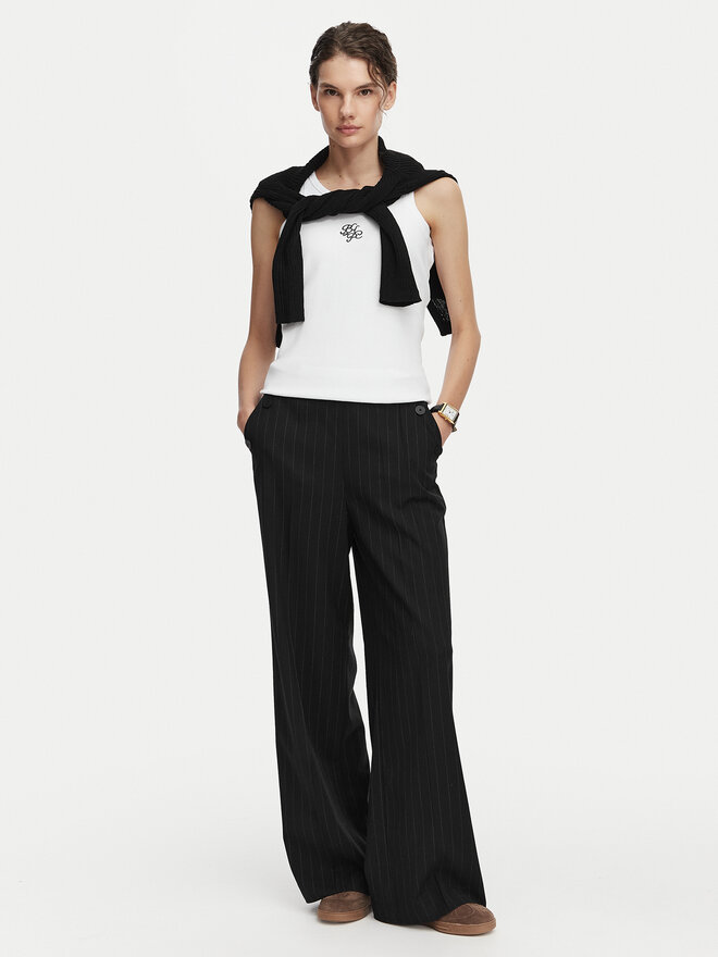 Beverly Hills Polo Club Beverly Hills Polo Club Top P-SS26W-TK550000 Weiß Regular Fit