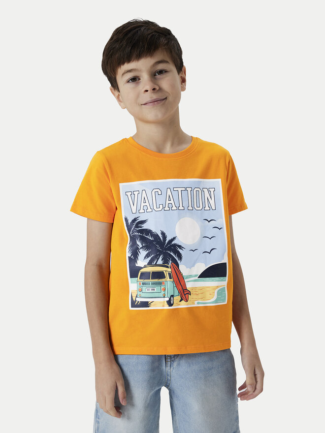 NAME IT NAME IT T-Shirt Zelo 13239199 Gelb Standard Fit