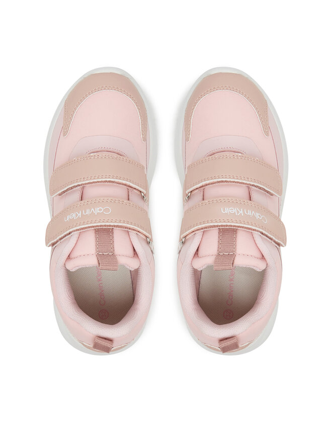 Calvin Klein Сникърси Calvin Klein Low Cut Velcro Sneaker V1A9-83102-1845 D Розов