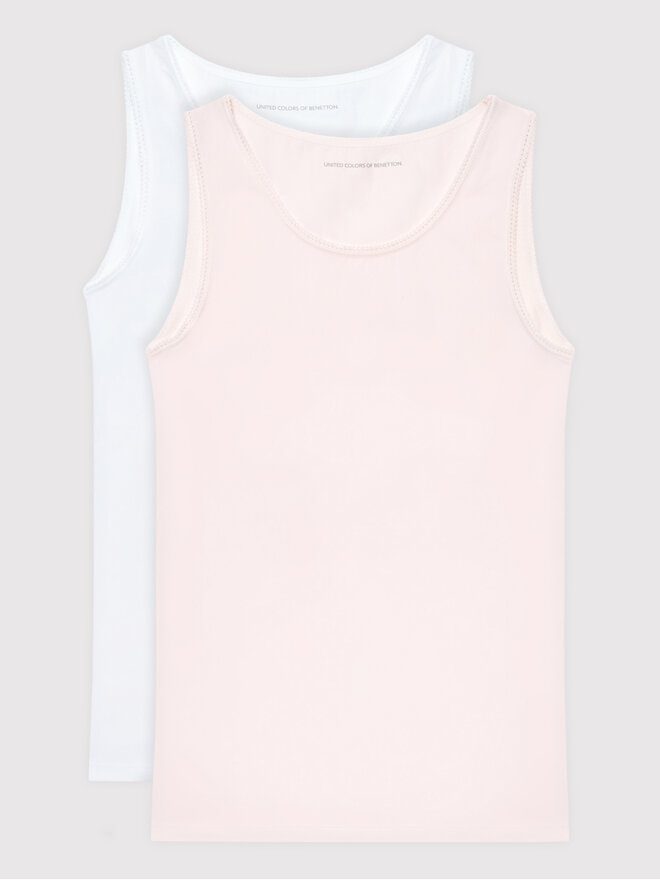 United Colors Of Benetton United Colors Of Benetton Набір 2 топів 3MC10H480 Кольоровий Regular Fit