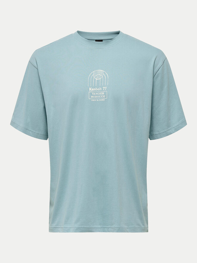 Only & Sons Only & Sons Camiseta Malik 22029484 Azul Relaxed Fit