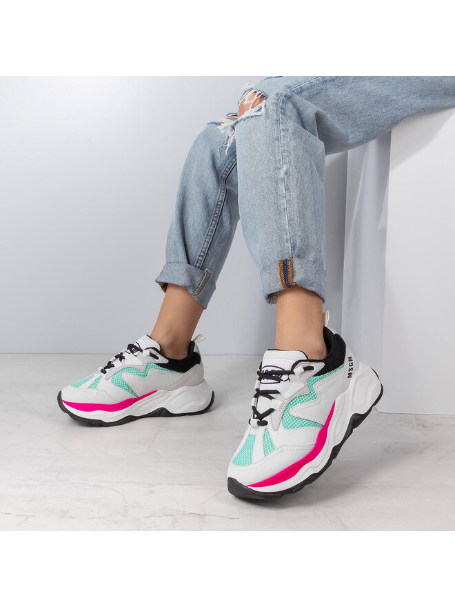 MSGM Sneakersy MSGM Scarpa Donna 2841MDS2086 708 83 Szary