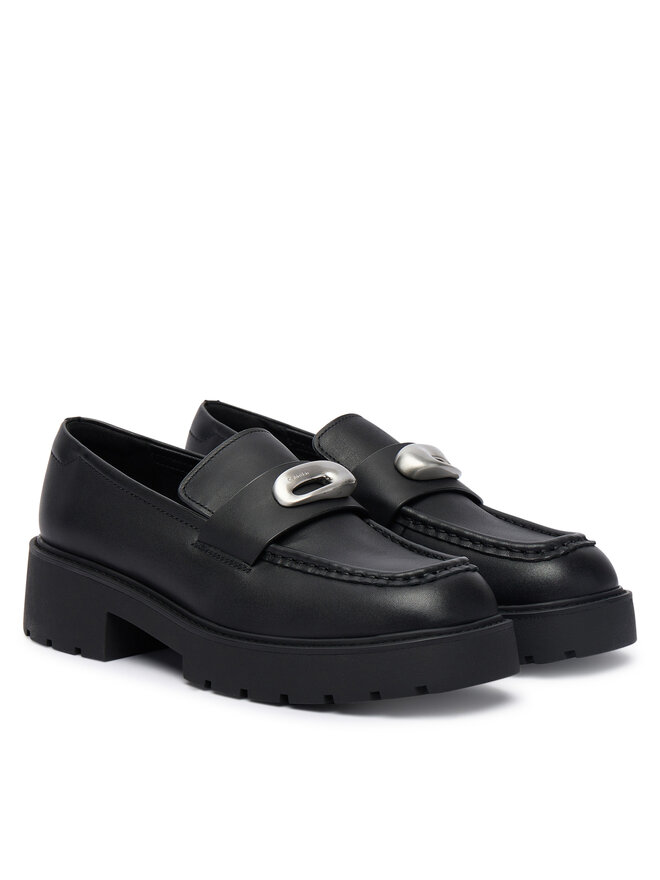 Calvin Klein Slipper Calvin Klein Chunky Loafer Lth Hw YW0YW01912 Schwarz