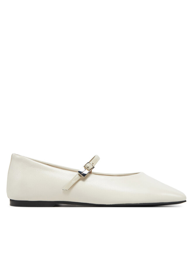 Calvin Klein Baleriny Calvin Klein Ballerina New Buckle - Lth HW0HW02483 Beżowy