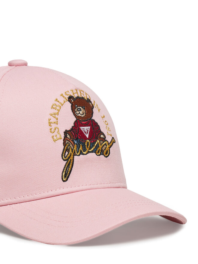 Guess Czapka z daszkiem Guess H5RZ09 WO08O Różowy