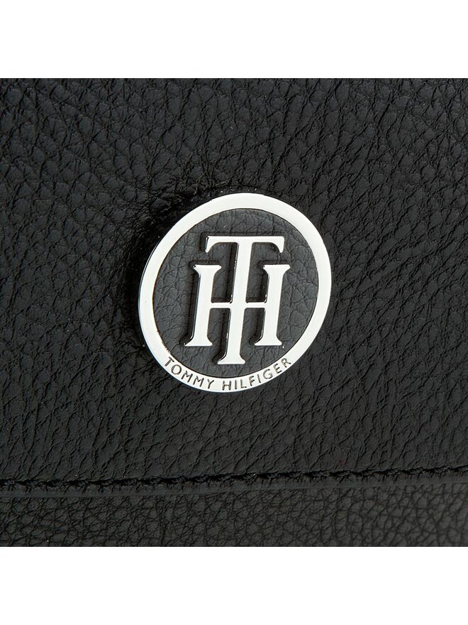 Handtasche Tommy Hilfiger Th Core Flap Crossover AW0AW02327 Schwarz eschuhe