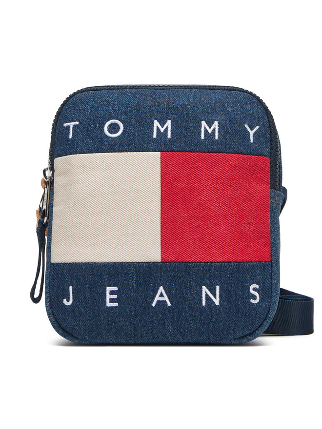Tommy Jeans Umhängetasche Tommy Jeans Tjm Archive Denim Reporter AM0AM13814 Blau