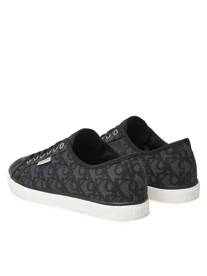 Calvin Klein Jeans Sneakers aus Stoff Calvin Klein Jeans Ess Vulc Low Mg Cv Mono YM0YM01368 Schwarz