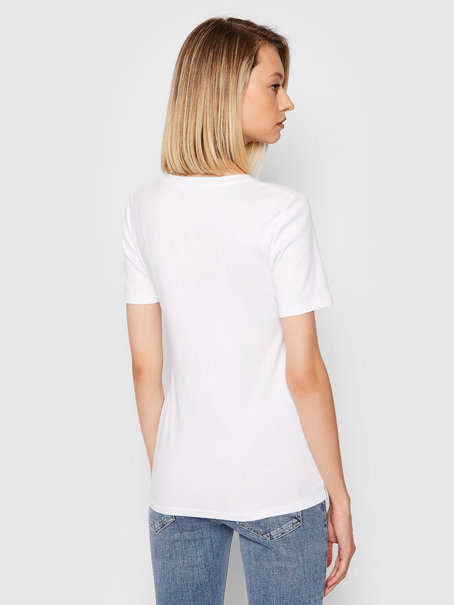 United Colors Of Benetton United Colors Of Benetton Marškinėliai 3GA2E4230 Balta Regular Fit