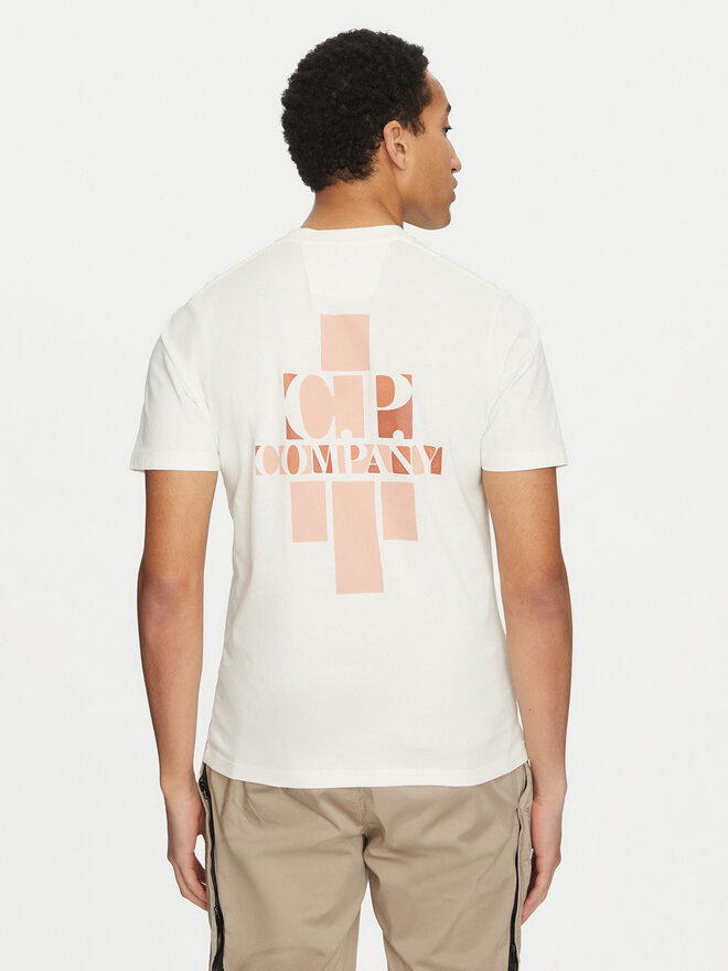 C.P. Company C.P. Company Футболка 18CMTS144A006586W Білий Regular Fit