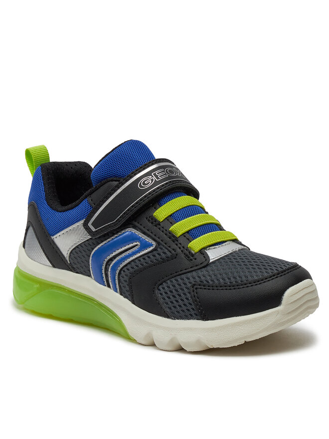 Geox Tenisice Geox J Ciberdron Boy J45LBC 01454 C0071 D Siva