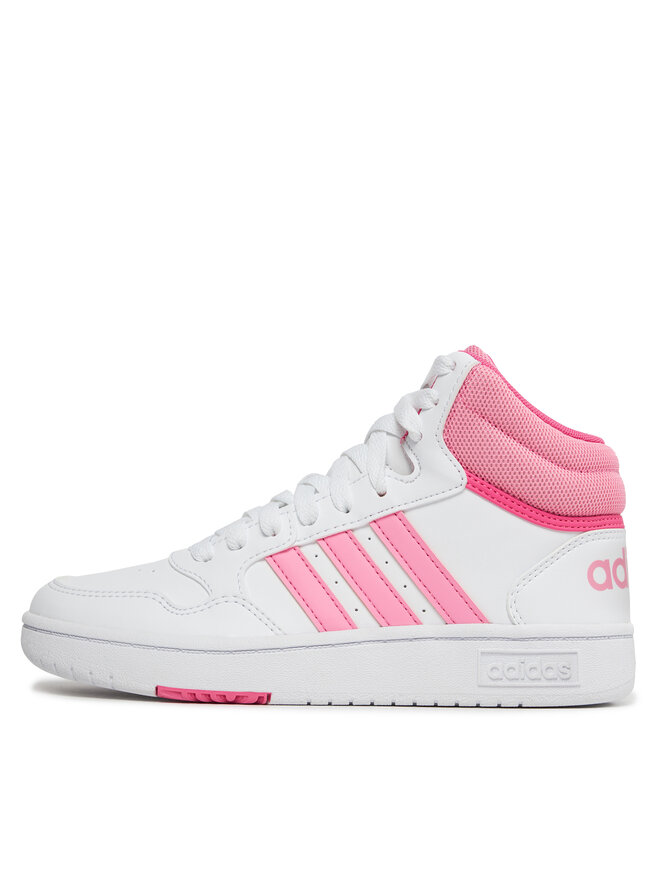 adidas Tenisice adidas Hoops 3.0 Mid K IG3716 Bijela