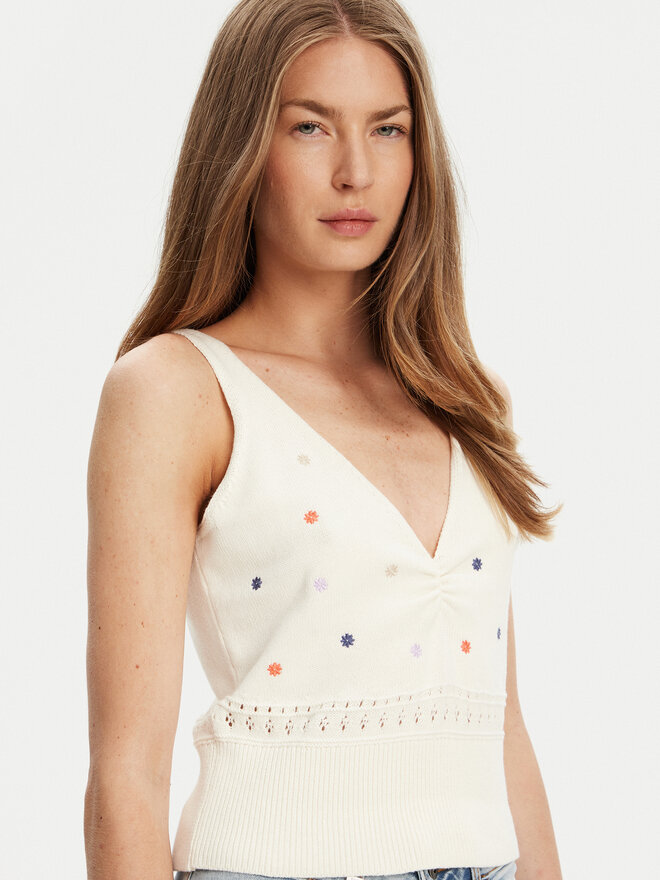 United Colors Of Benetton United Colors Of Benetton Top 10C1EH01A Beis Regular Fit