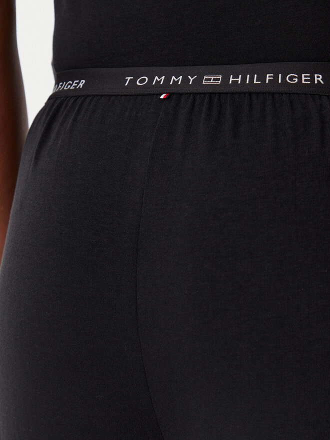 Tommy Hilfiger Tommy Hilfiger Pyjamahose UW0UW05776 Schwarz Relaxed Fit