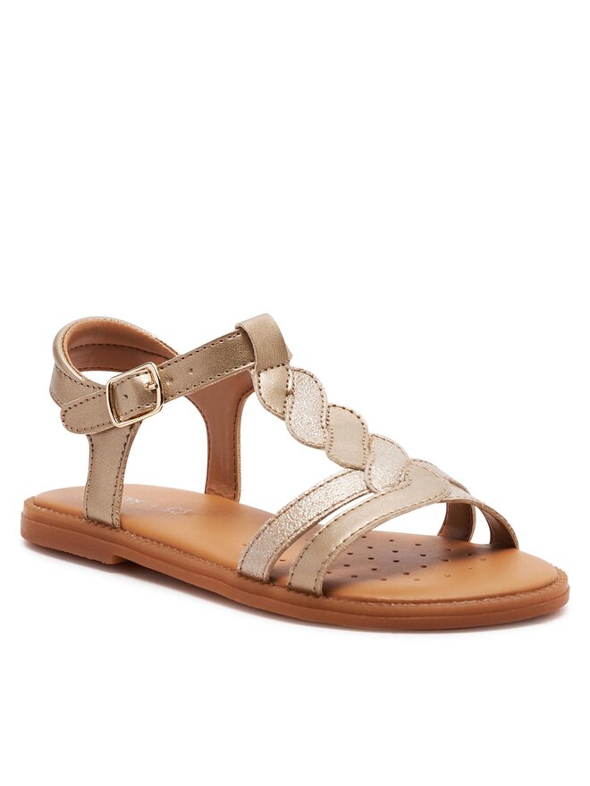Geox Sandale Geox J Sandal Karly Girl J4535H 0NFQD C2010 S Zlatna