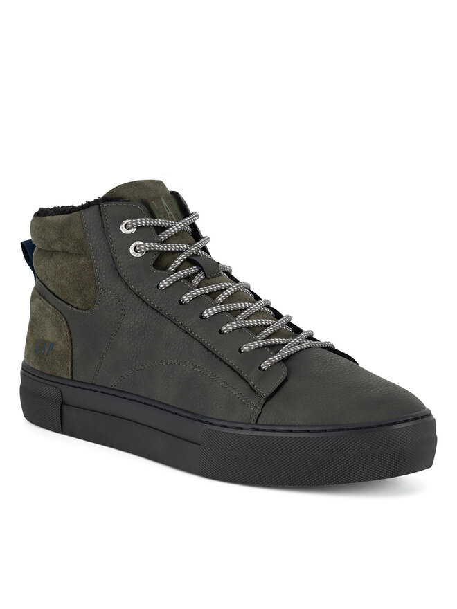 Gap Sneakersy Gap PORTLAND CUP MID M GP505011AM-OV00 Zielony