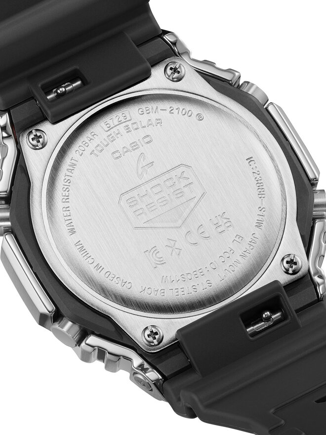 G-Shock Ρολόι G-Shock Solar Bluetooth GBM-2100A-1A3ER Μαύρο