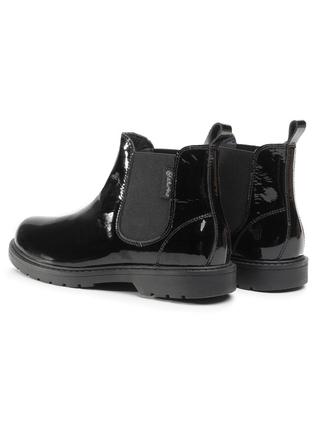 Naturino Kotníková obuv s elastickým prvkem Naturino Piccadilly 0012501566.03.0A01 S Černá