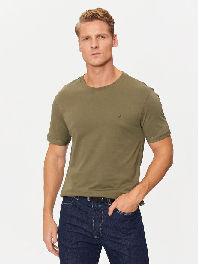 Tommy Hilfiger Tommy Hilfiger Camiseta UM0UM03362 Verde Regular Fit