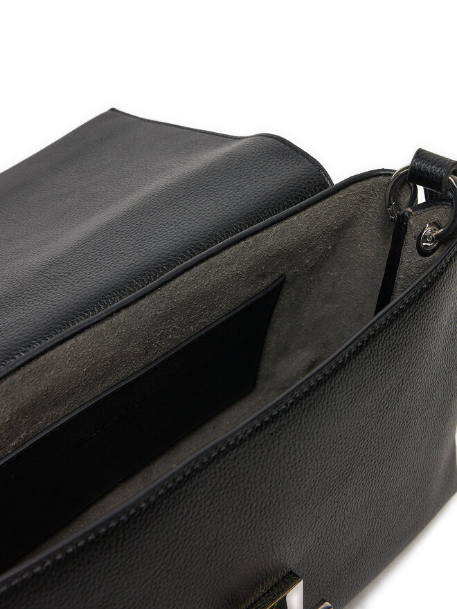 Calvin Klein Táska Calvin Klein Ck Plaque Medium Shoulder Bag K60K612783 Fekete