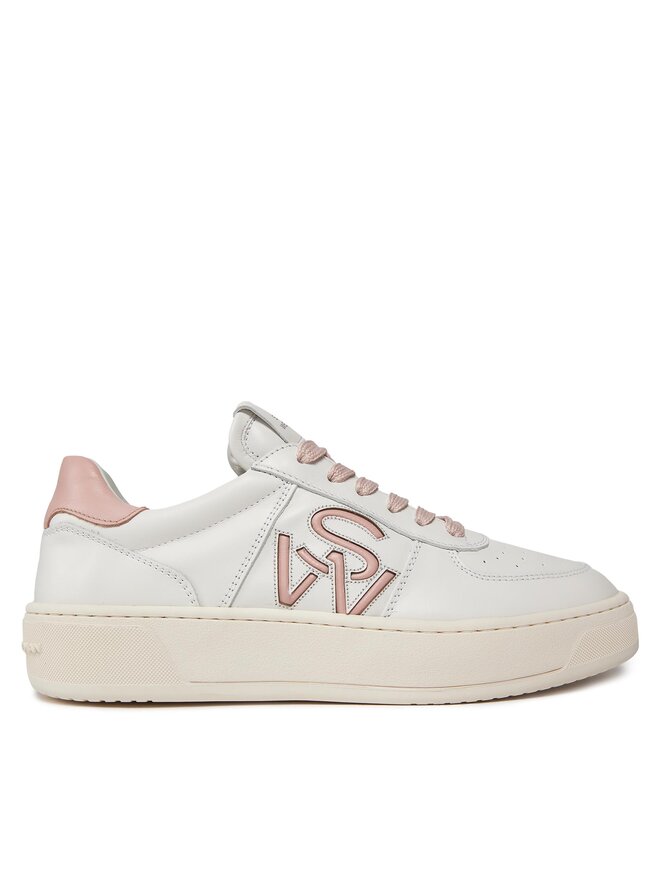 Stuart Weitzman Сникърси Stuart Weitzman Crtsde Lgo Snr SH305 Бял