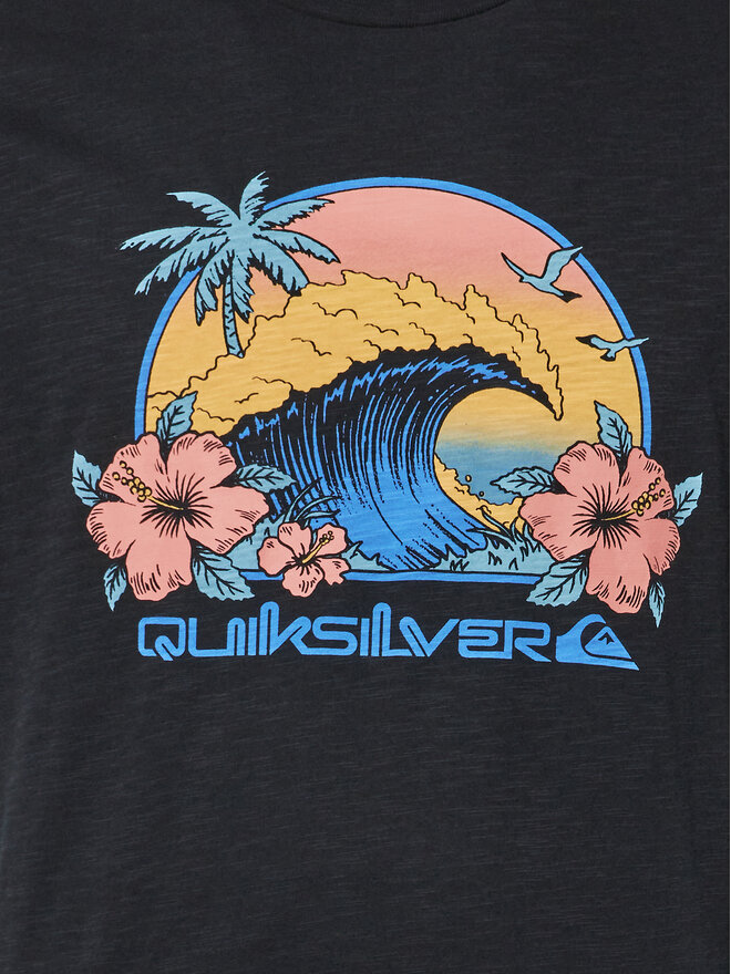 Quiksilver Quiksilver Marškinėliai Riding Today EQYZT07676 Juoda Regular Fit