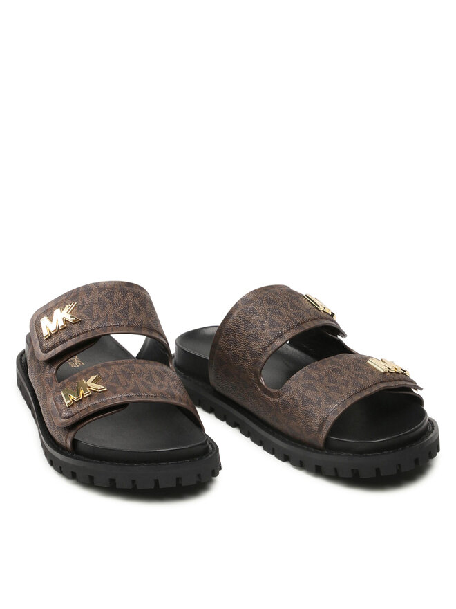 MICHAEL Michael Kors Шльопанці MICHAEL Michael Kors Stark Slide 40F1BAFA1B Коричневий