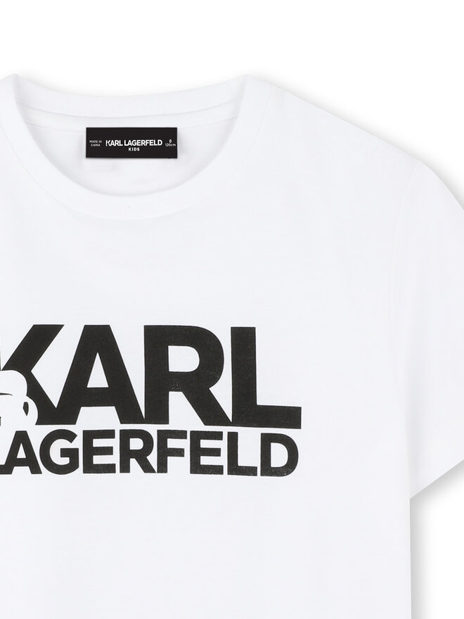 Karl Lagerfeld Kids Karl Lagerfeld Kids Camiseta Z30435 D Blanco Regular Fit