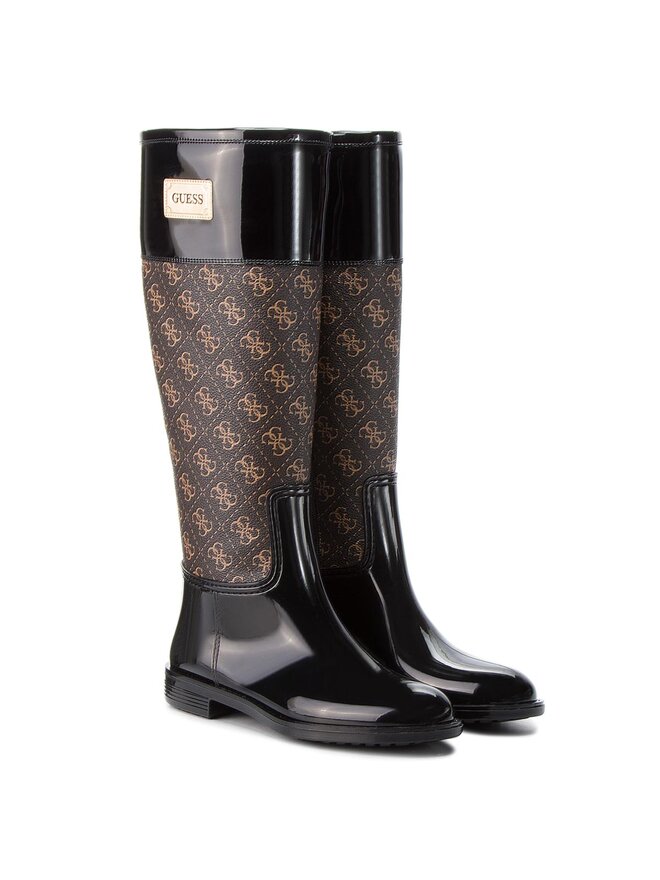 Guess Gumijasti škornji Guess FLSSY3 RUB11 Rjava