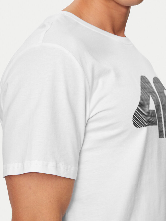4F 4F Camiseta 4FWSS24TTSHM1155 Blanco Regular Fit