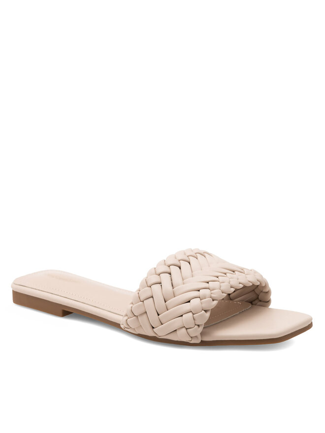 DeeZee Pantoletten DeeZee Don't Stop Me KL-E82022-19 Beige